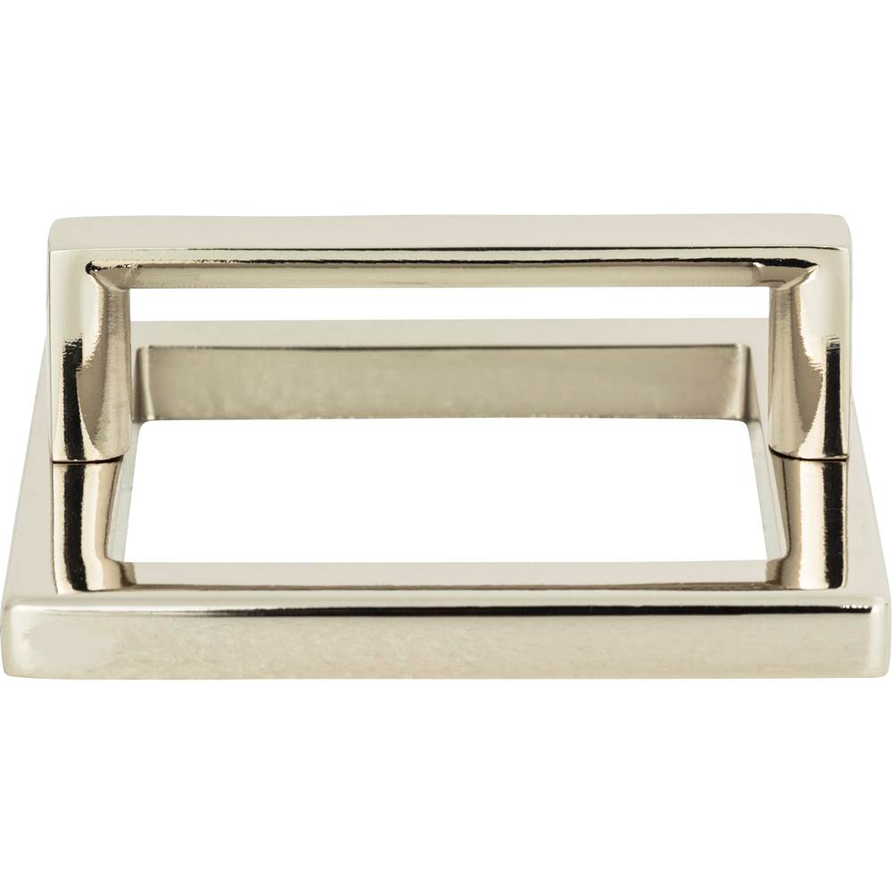 Atlas Tableau Square Base and Top 2 1/2 Inch (c-c) Polished Nickel