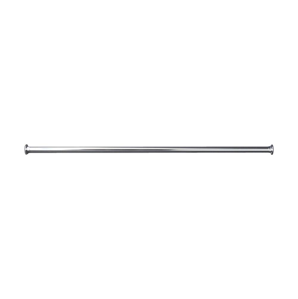 Barclay 4100 Straight Rod, 96'', w/310 Flanges, Polished Chrome