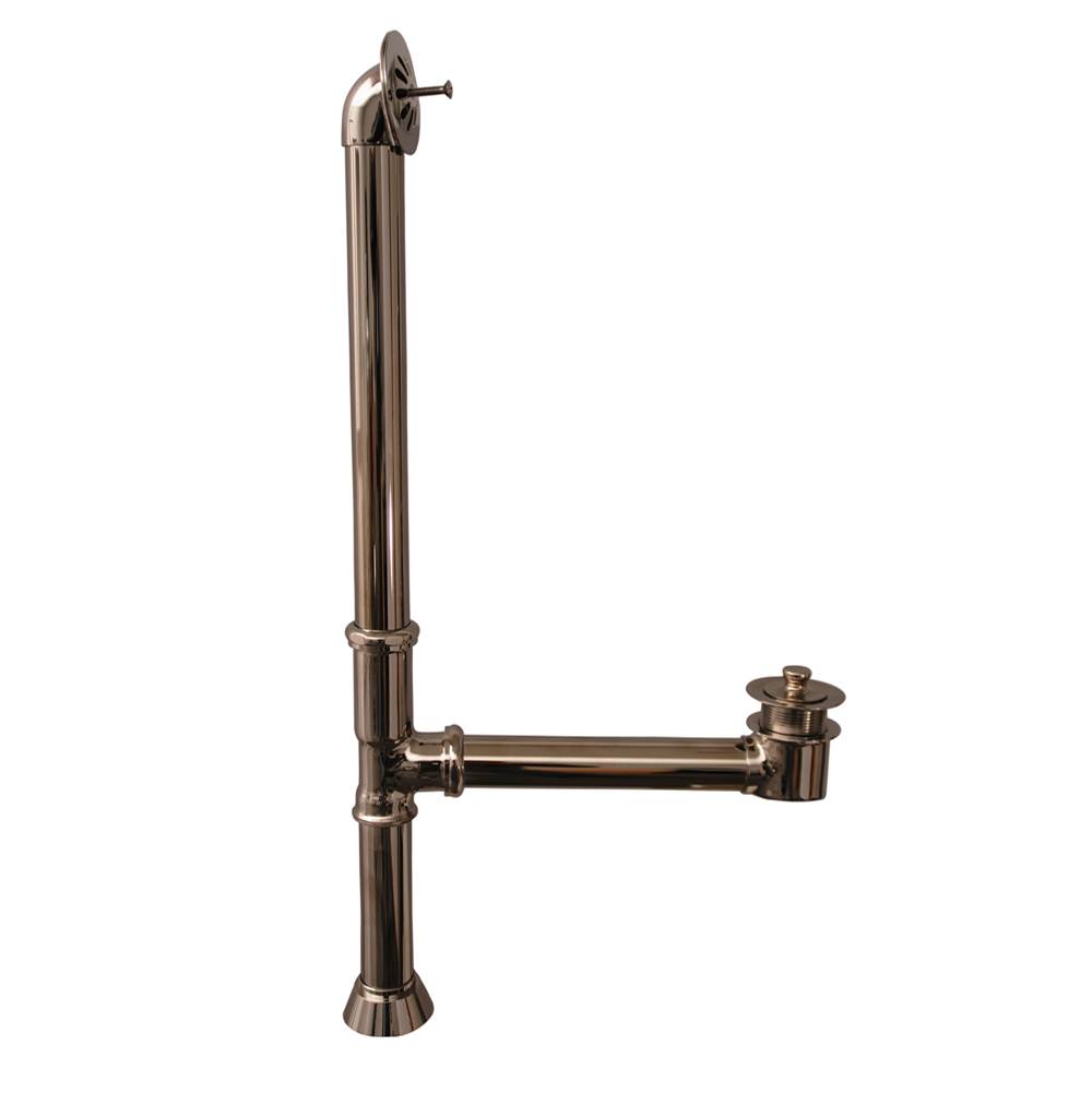 Barclay Extended Tub Waste and Overflow Polished Nickel