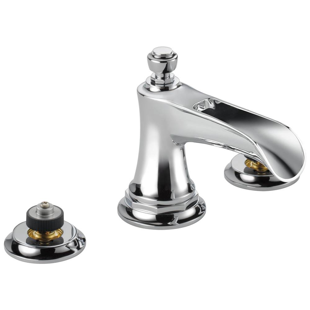 Brizo Rook® Widespread Lavatory Faucet with Channel Spout - Less Handles 1.5 GPM