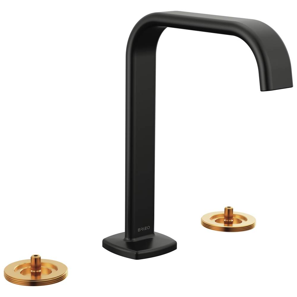 Brizo Allaria™ Widespread Lavatory Faucet with Square Spout - Less Handles