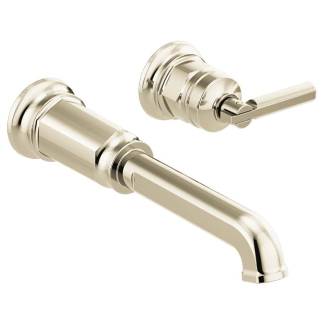 Brizo Invari® Two-Hole, Single-Handle Wall Mount Lavatory Faucet - Less Handle 1.5 GPM