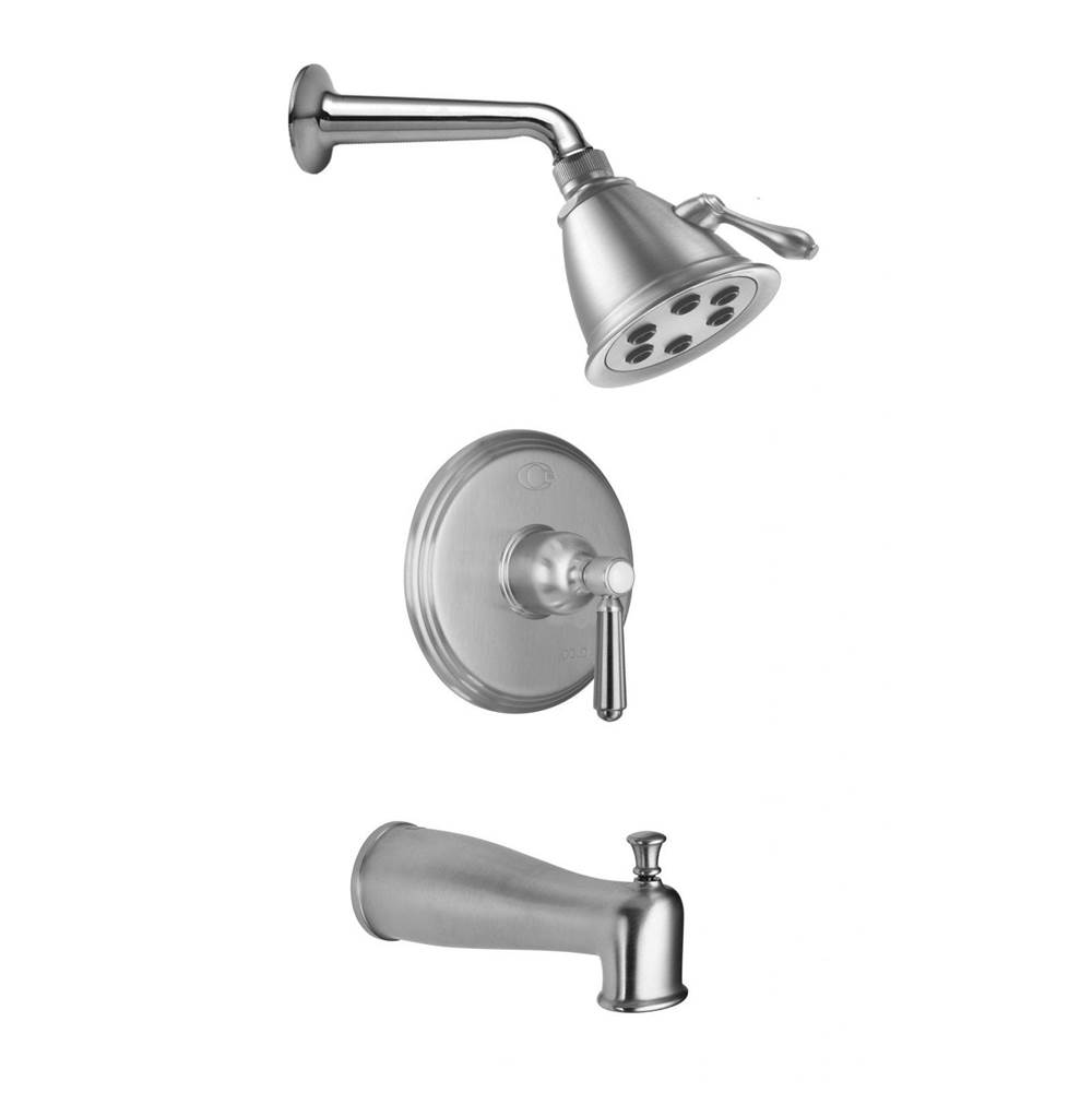 California Faucets Montecito Pressure Balance Shower System with Single Showerhead and Tub Spout