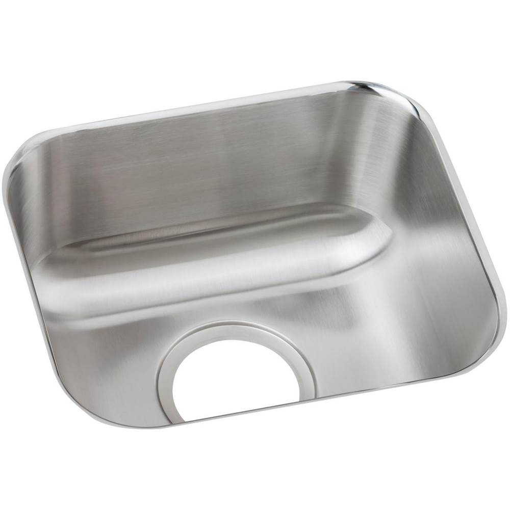 Elkay Dayton Stainless Steel 14-1/2'' x 12-1/2'' x 6-1/2'', Single Bowl Undermount Bar Sink