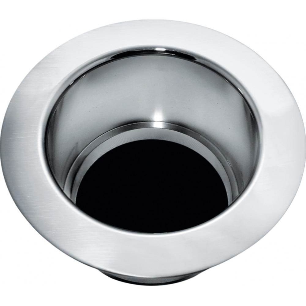 Franke Replacement Waste Disposer Flange for Kitchen Sink in Polished Chrome.
