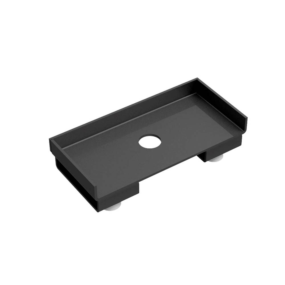 Infinity Drain Clean-out Box for Slot Drain in Matte Black