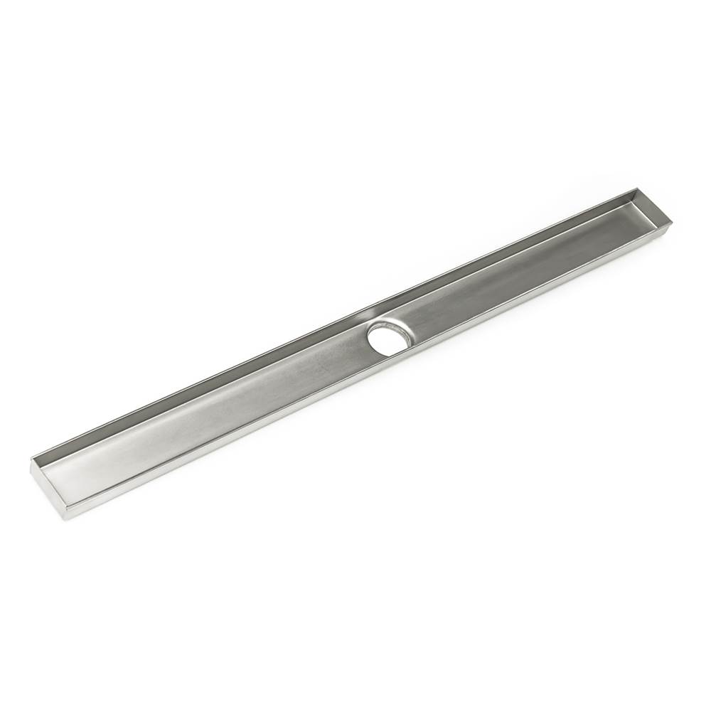 Infinity Drain 36'' Channel for FX 65 Series in Satin Stainless