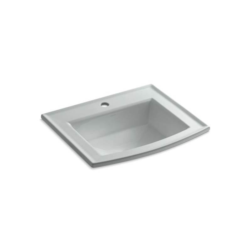 Kohler Archer® Drop-in bathroom sink with single faucet hole
