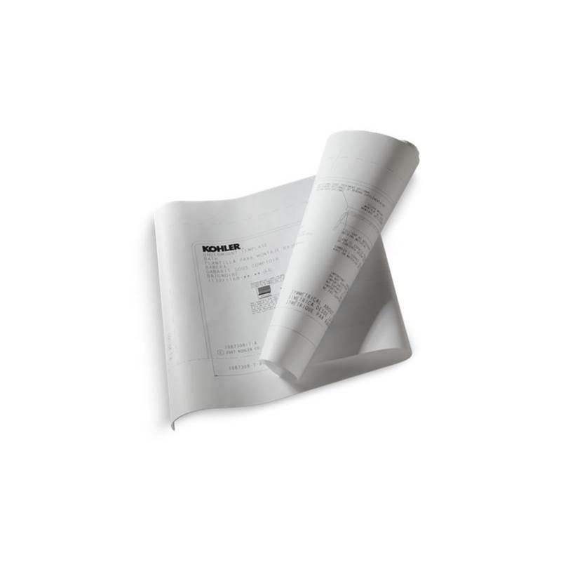 Kohler Tea-for-Two® Undermount installation kit for use with 60'' Tea-for-Two® baths and whirlpools