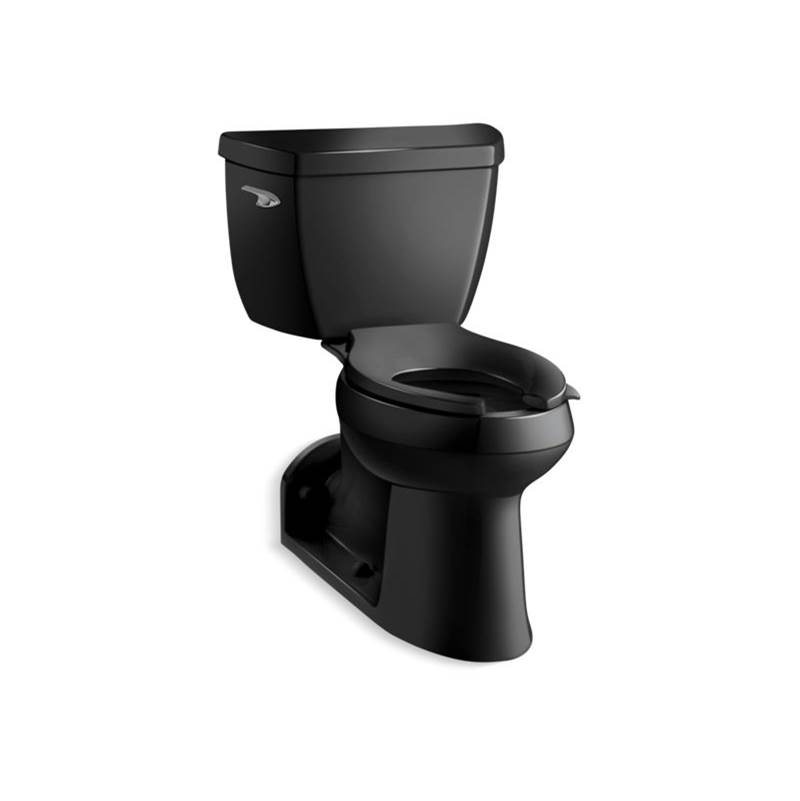 Kohler Barrington™ Comfort Height® two-piece elongated 1.0 gpf toilet with tank cover locks