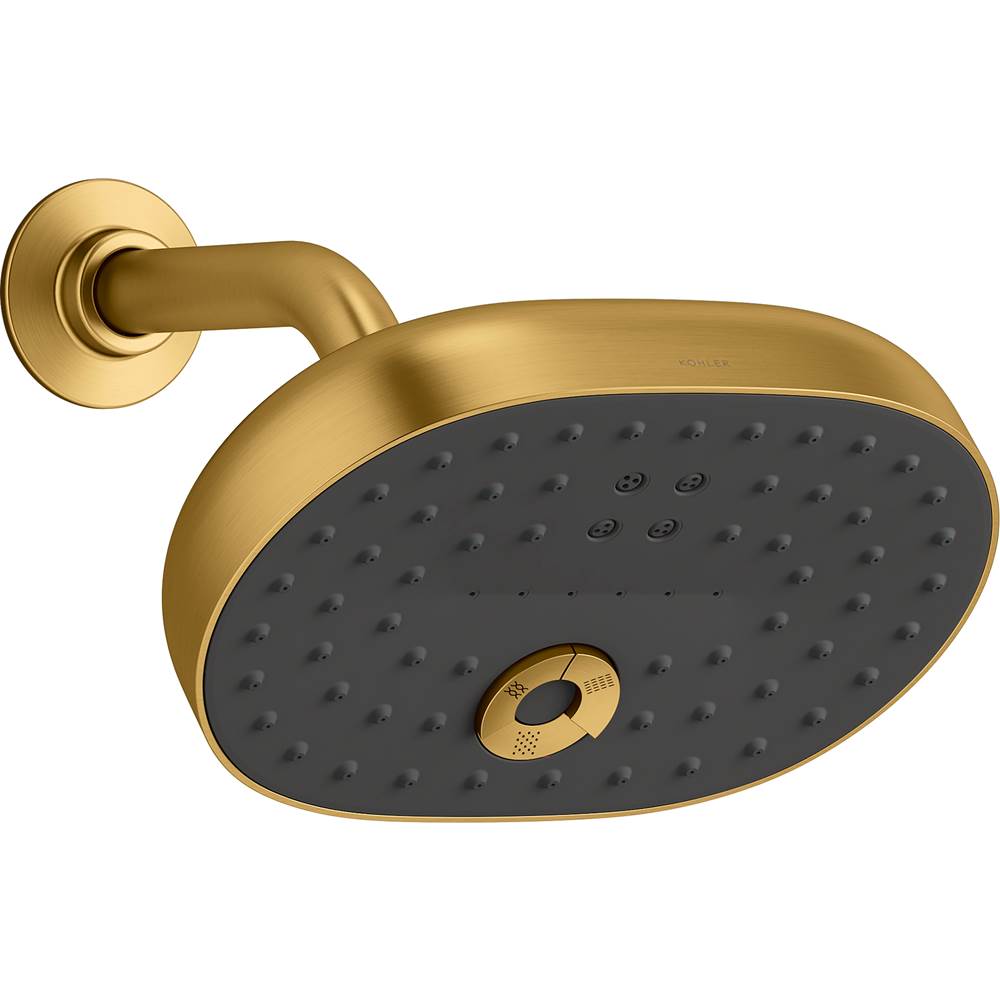 Kohler Statement Oval Multifunction 2.5 Gpm Showerhead With Katalyst Air-Induction Technology