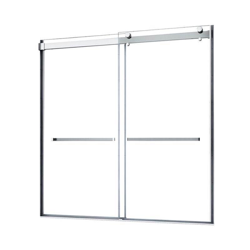 Luxart Architectural Frameless Double Roller Tub Door