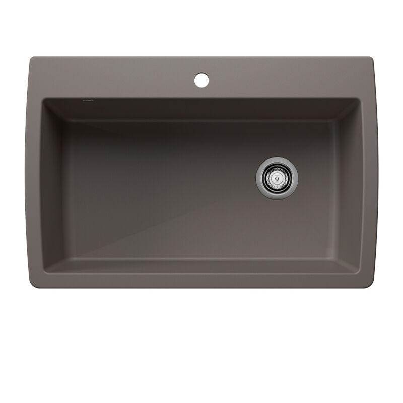 Luxart SILGRANIT® Single Bowl Dual Mount Sink