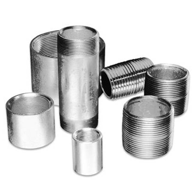 Mainline Collection SPF Steel Pipe Precut Nipples - Galvanized - 3/8''
