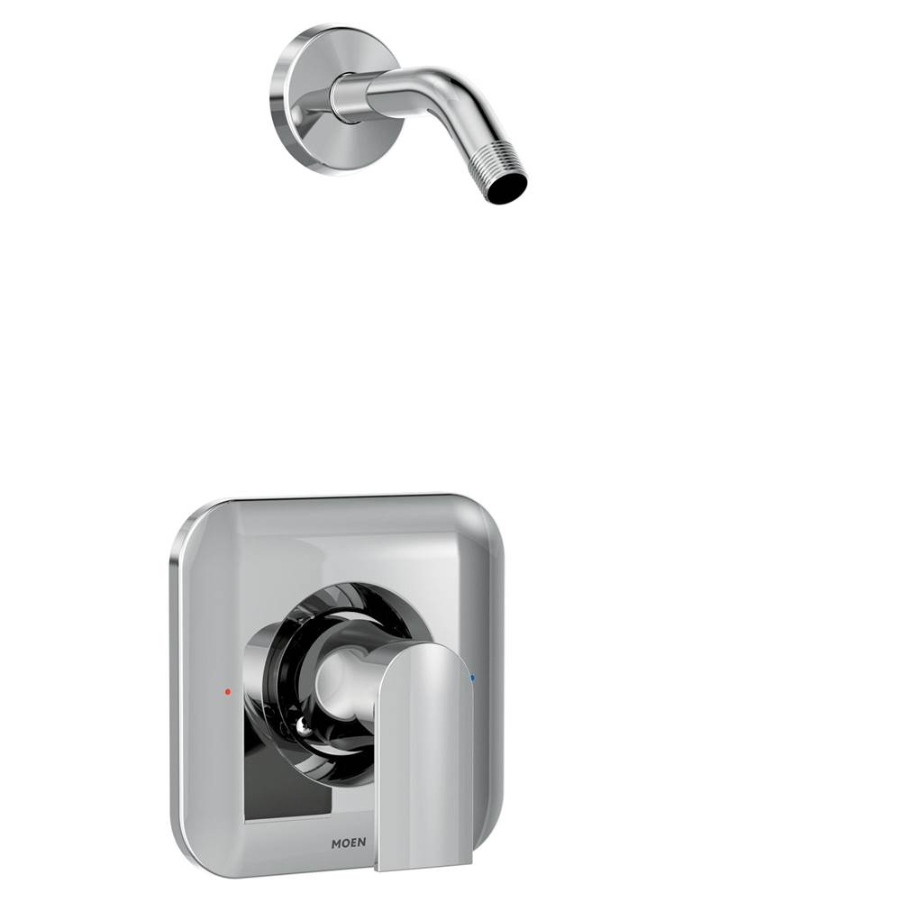 Moen Genta Single-Handle Shower Only Faucet Trim Kit in Chrome (Shower Head and Valve Not Included)