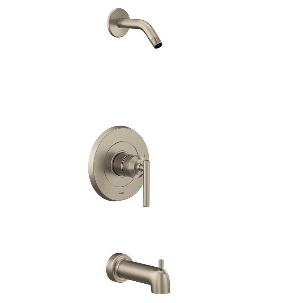 Moen Gibson M-CORE 2-Series 1-Handle Tub and Shower Trim Kit in Brushed Nickel (Valve Sold Separately)