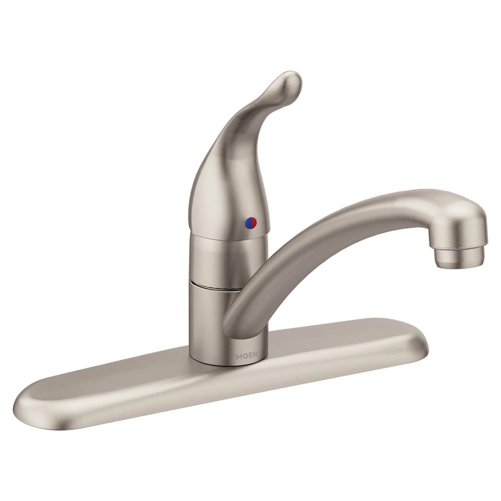 Moen Chateau One-Handle Low Arc Kitchen Faucet, Spot Resist Stainless