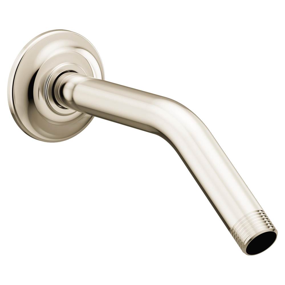 Moen Premium 8-Inch Standard Shower Arm with Matching Flange Included, Polished Nickel