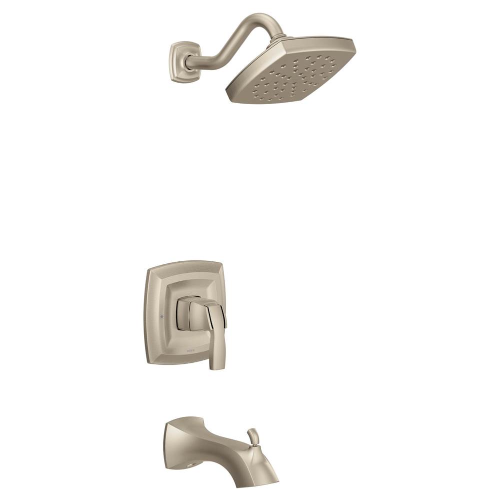 Moen Voss M-CORE 3-Series 1-Handle Tub and Shower Trim Kit in Brushed Nickel (Valve Sold Separately)