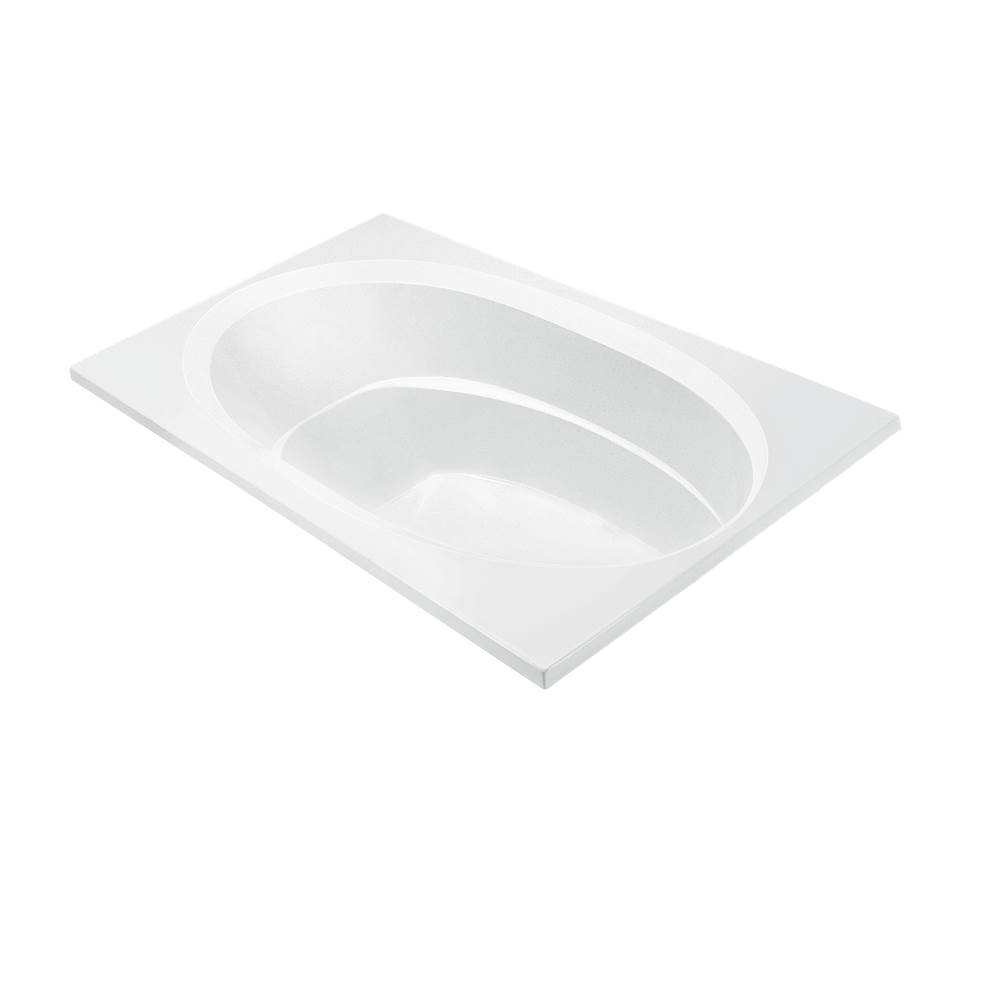 MTI Baths Seville 4 Acrylic Cxl Drop In Soaker - White (71.5X42)