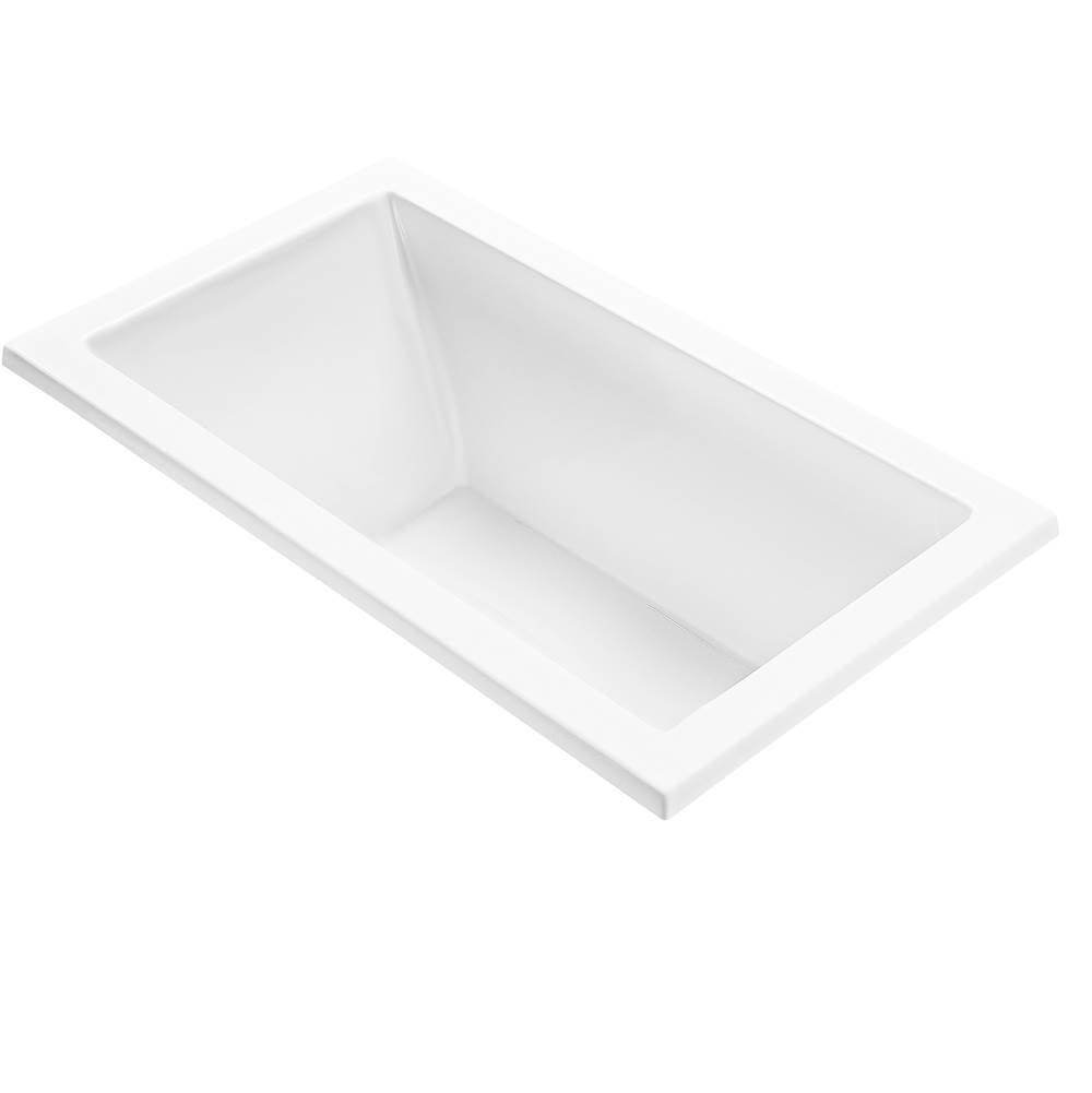 MTI Baths Andrea 20 Acrylic Cxl Undermount Ultra Whirlpool - Biscuit (54X36)
