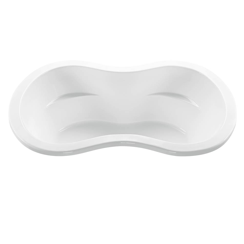 MTI Baths Eternity Acrylic Cxl Undermount Air Bath Elite/Ultra Whirlpool - White (72X47.75)