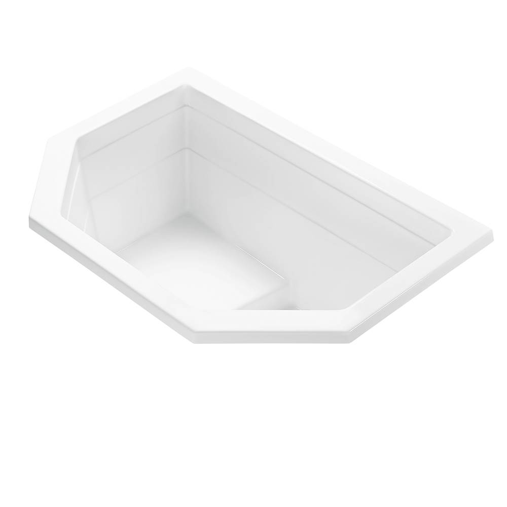 MTI Baths Atlantica Acrylic Cxl Undermount Air Bath Elite - White (50X23.625/34.75)