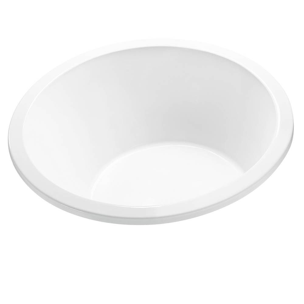 MTI Baths Jasmine 1 Acrylic Cxl Drop In Round Ultra Whirlpool - White (65.5X65.5)