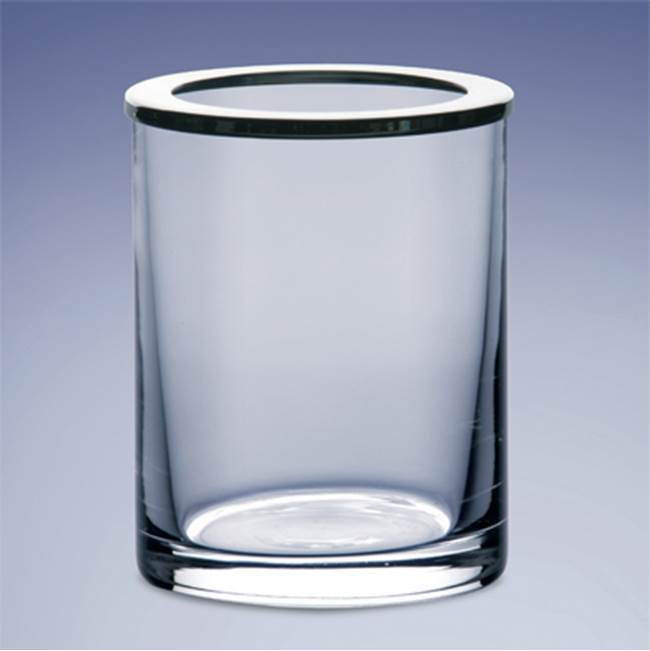 Nameeks Clear Crystal Glass Toothbrush Holder