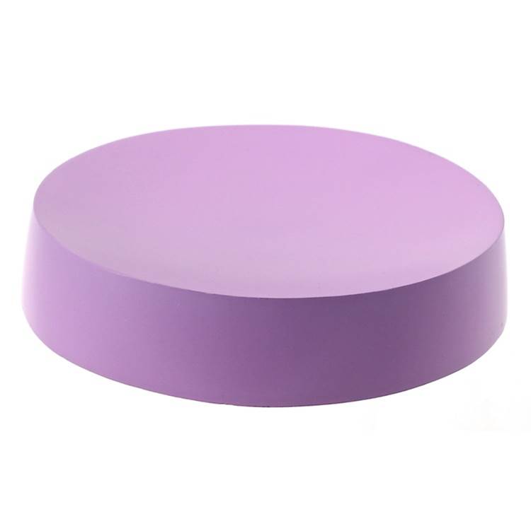 Nameeks Lilac Round Free Standing Soap Dish in Resin