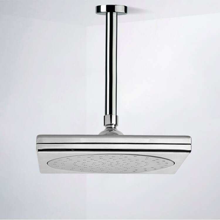 Nameeks Round Ceiling Mounted Shower Head with Arm