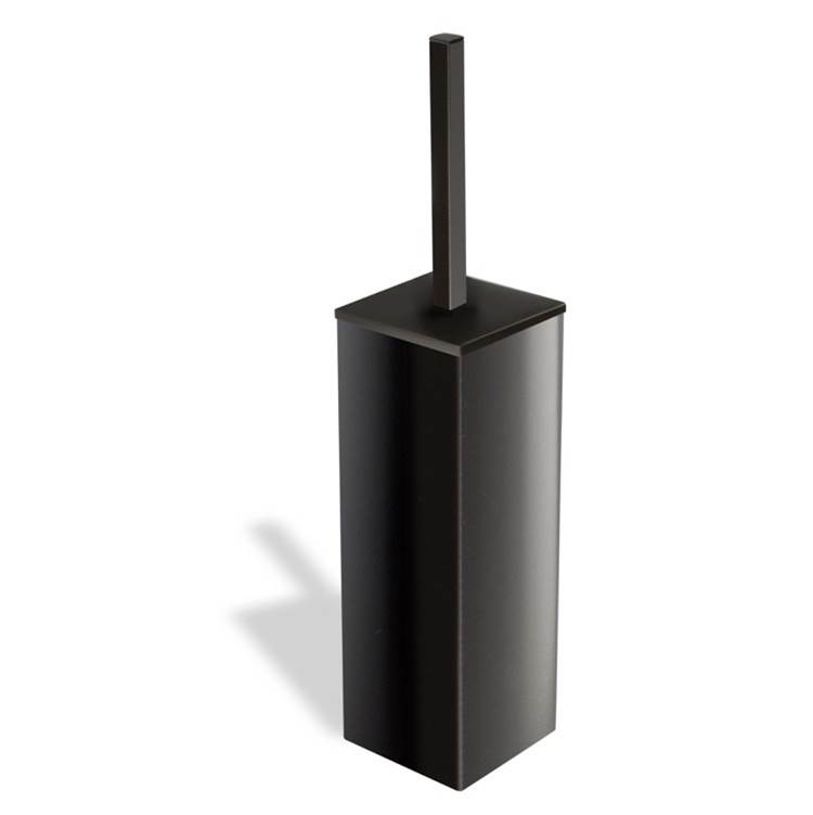 Nameeks Black Wall Mounted Square Brass Toilet Brush Holder