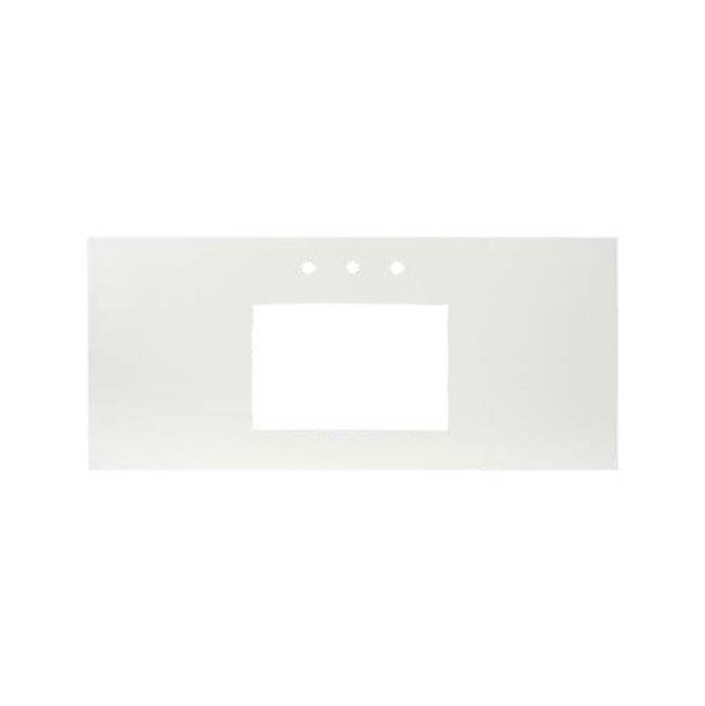 Native Trails 48'' Native Stone Vanity Top in Earth- Rectangle with 8'' Widespread Cutout