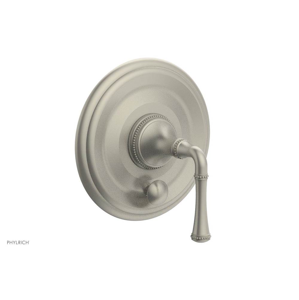 Phylrich BEADED Pressure Balance Shower Plate with Diverter and Handle Trim Set 4-129