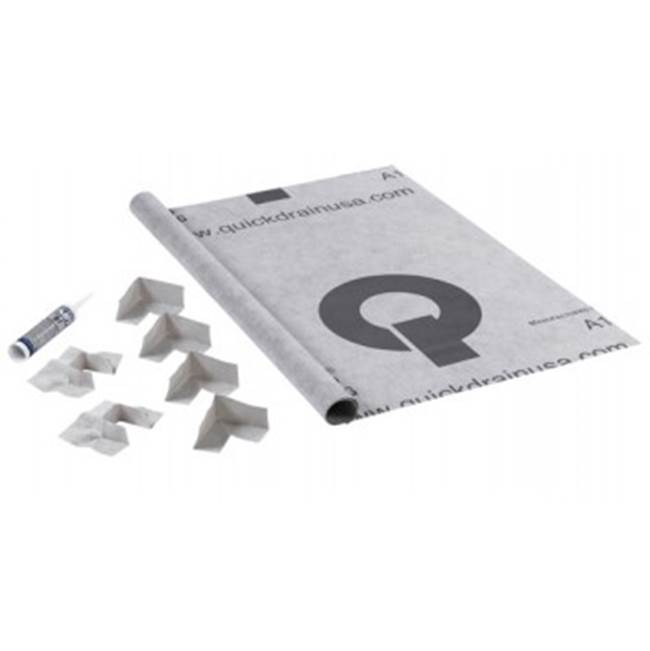 Quick Drain Sheet Waterproofing Assembly Kit For Pvc4856D20