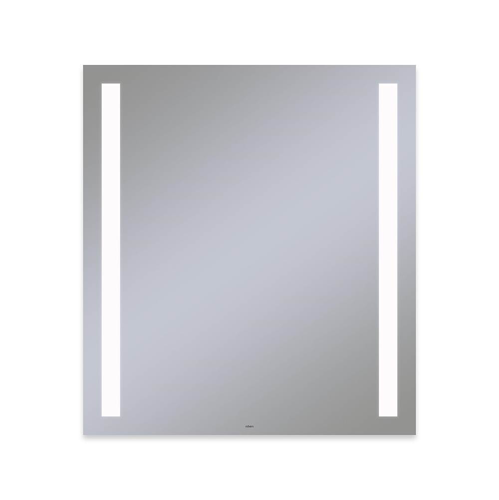 Robern Vitality Lighted Mirror, 36'' x 40'' x 1-3/4'', Rectangle, Column Light Pattern, 4000K Temperature (Cool Light), Dimmable, Defogger