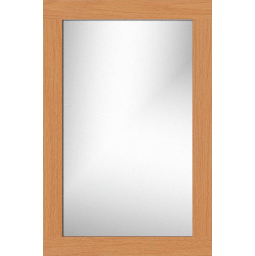 Strasser Woodenworks 19.5 X .75 X 29.5 Framed Mirror Non-Bev Square Nat Oak