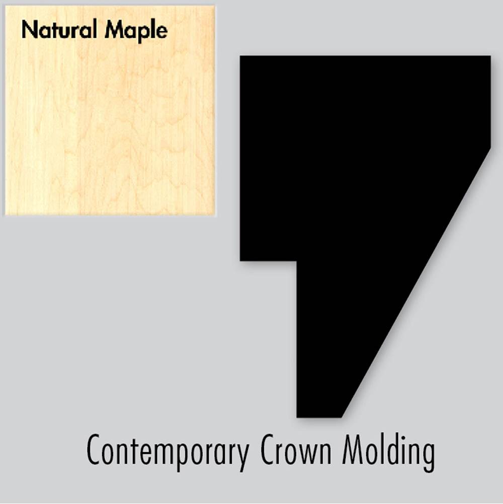 Strasser Woodenworks 2 X 1.25 X 72 Square Crown Strip Nat Maple