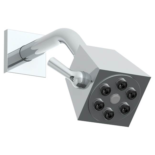 Watermark Wall Mounted Showerhead, 2-3/4'' sq with 6-1/4'' Arm and Flange