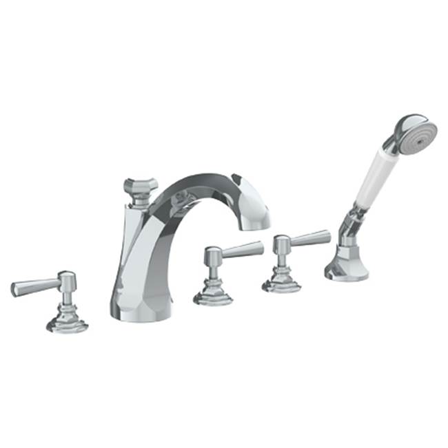 Watermark Deck Mounted 5 Hole Extended Bath Set