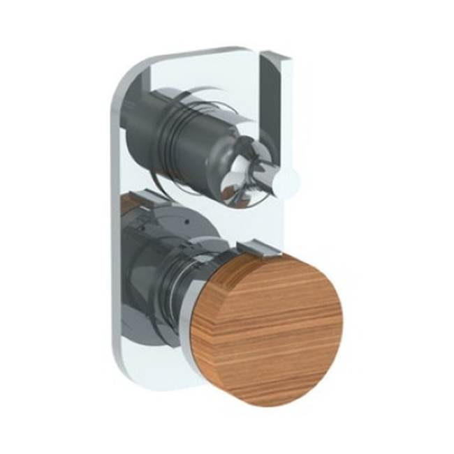 Watermark Wall Mounted Thermostatic Shower Trim with built-in control, 3 1/2'' x 6 1/4''. Must specify E1 or E2 trim.